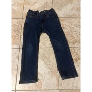 Abercrombie Kids Boys Skinny Jeans Size 5/6 Dark Wash EUC